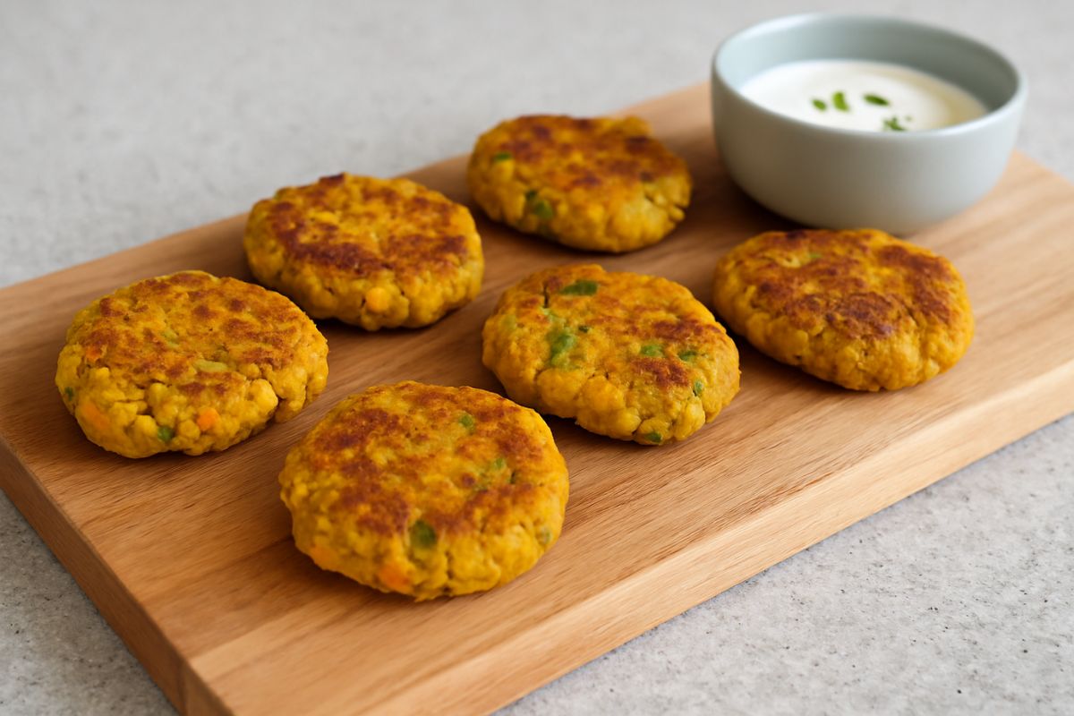 Nutty Chickpea Cakes