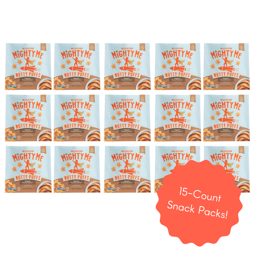 15-Count Peanut Butter Puff Snack Packs