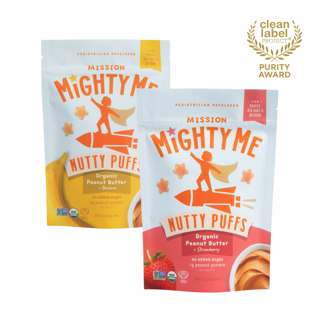 Organic Strawberry & Banana Peanut Butter Variety Pack