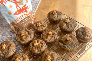 Spring Snack Series: Peanut Butter & Jelly Muffins by Malina Malkani