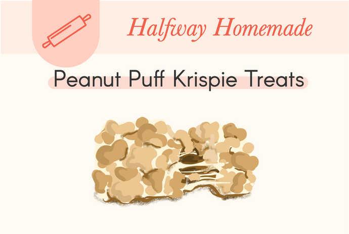 Halfway Homemade: Peanut Puff Rice Krispies!