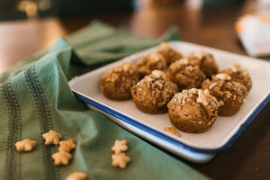 Turmeric Peanut Butter Banana Muffins
