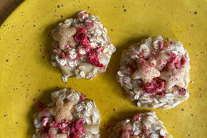 No-Bake Nutty Puff Banana 'Cookies'