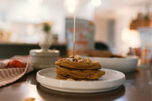 Peanut Butter Pumpkin Pancakes