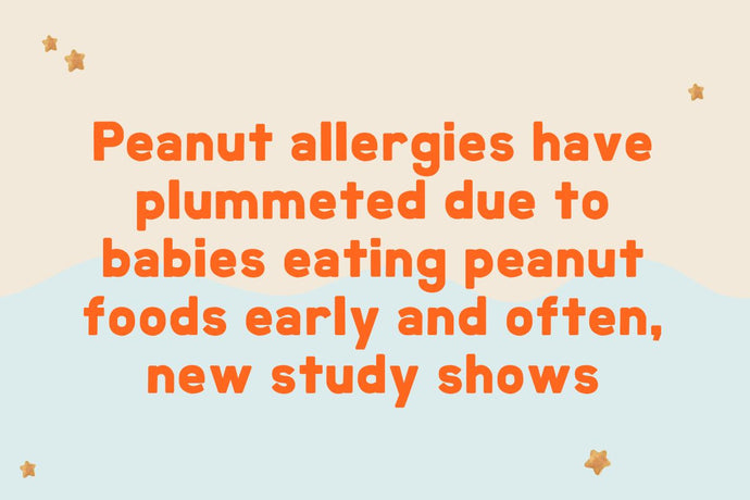 Peanut allergies have plummeted due to babies eating peanut foods early and often, new study shows