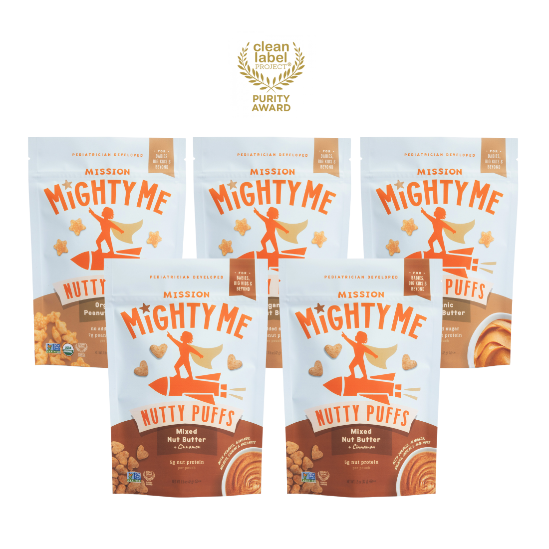 Variety Pack - Mixed Nut Butter & Organic Peanut Butter Puffs | Mission ...