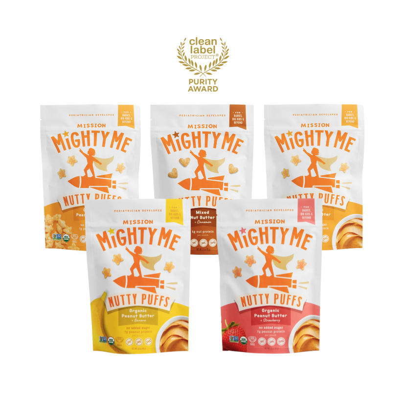 Peanut Butter Puff Snacks For Babies | Mission MightyMe