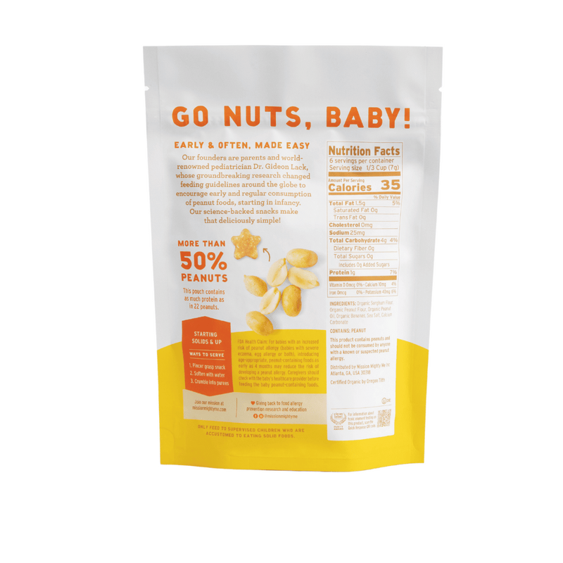 Banana Peanut Butter Puffs