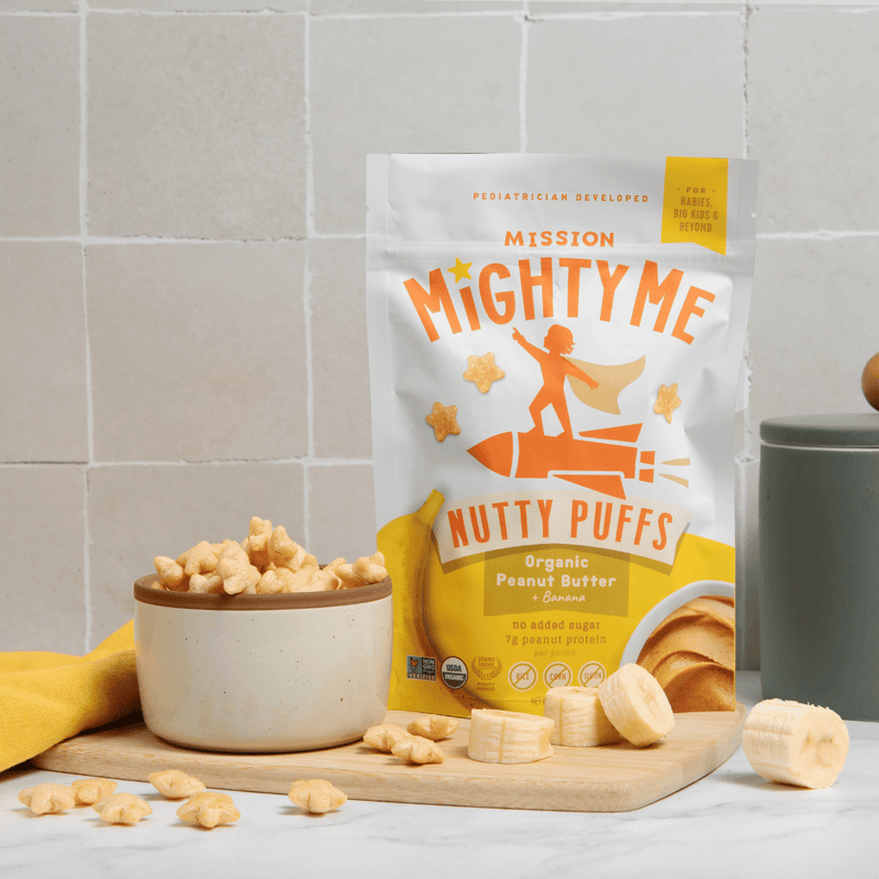 Banana Peanut Butter Puffs
