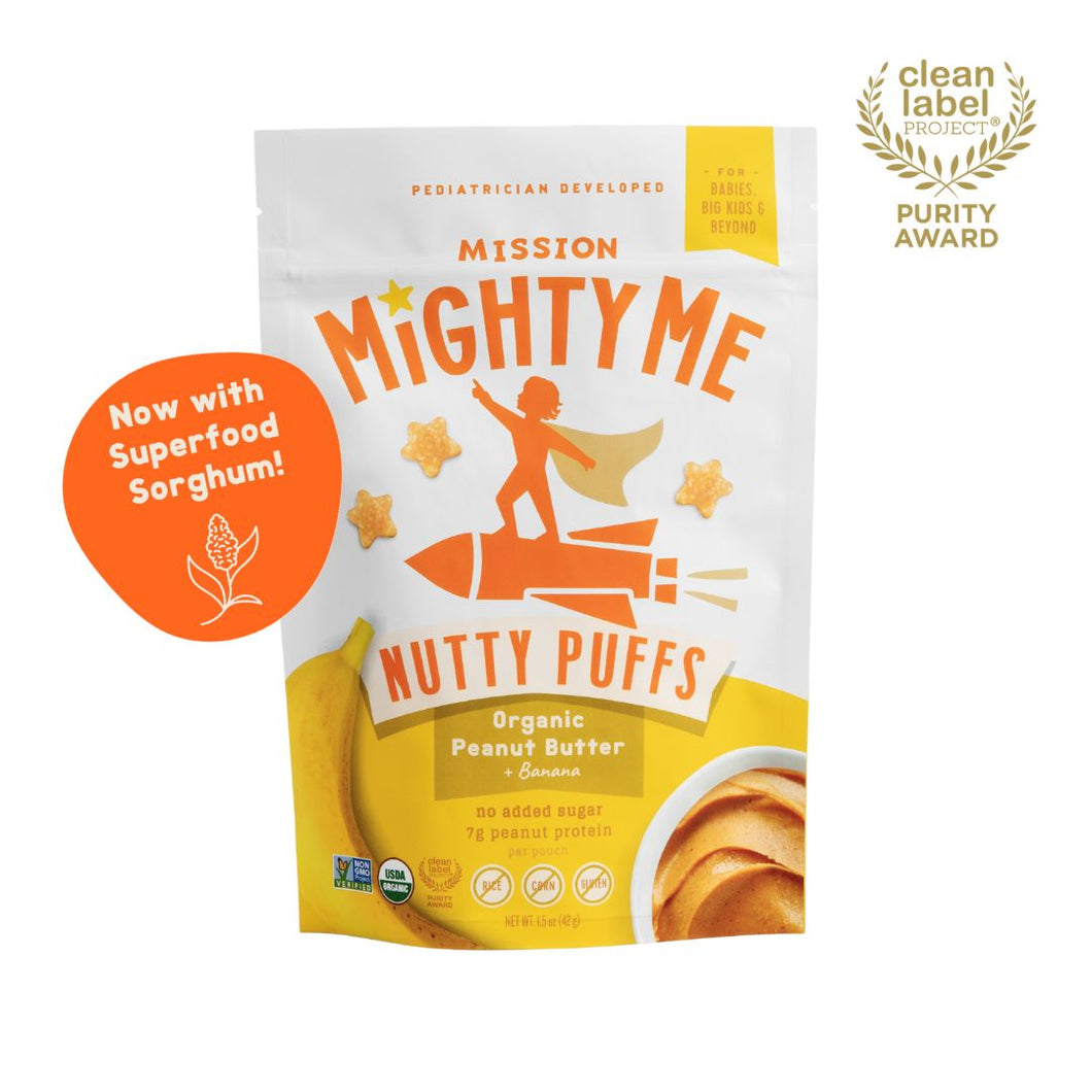 Banana Peanut Butter Puffs