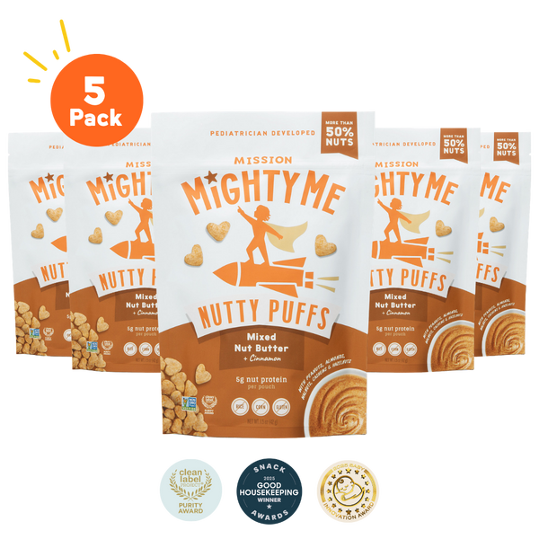 Mixed Nut Butter Puffs | Mission MightyMe